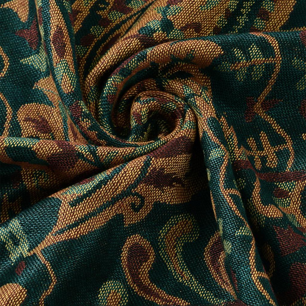 Ethnic Style Cashew Embroidered Polyester Long Towel Versatile Fashion High Quality Women's Travel Shawl