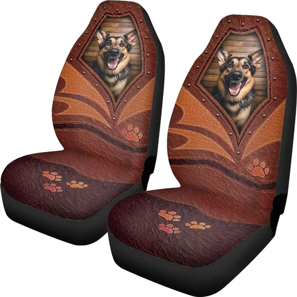 Talayituse Boho Dragonfly Print Car Seat Covers Set of 2, Breathable Front Bucket Seats Protector Auto Interior Accessories Decor Universal for Truck