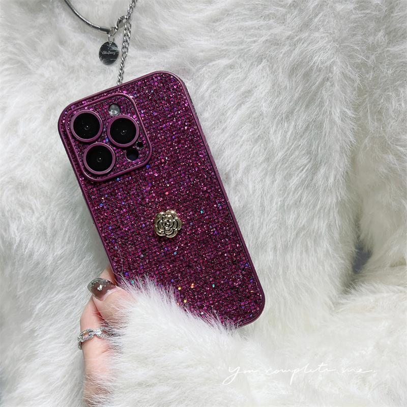 Роскошный чехол для телефона Flash Diamond для iPhone 16 15 14 13 12 11 Pro Max, модный противоударный чехол