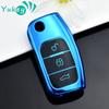 TPU Car Folding Key Cover Bag Shell Case for Ford Focus 2 MK2 Fiesta Mondeo Galaxy Falcon Territory Ecosport Protector