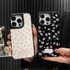 Подходит для Apple 15/16/17 promax чехол для мобильного телефона с мелкими цветами корейский iPhone13ins противоударный продвинутое чувство
