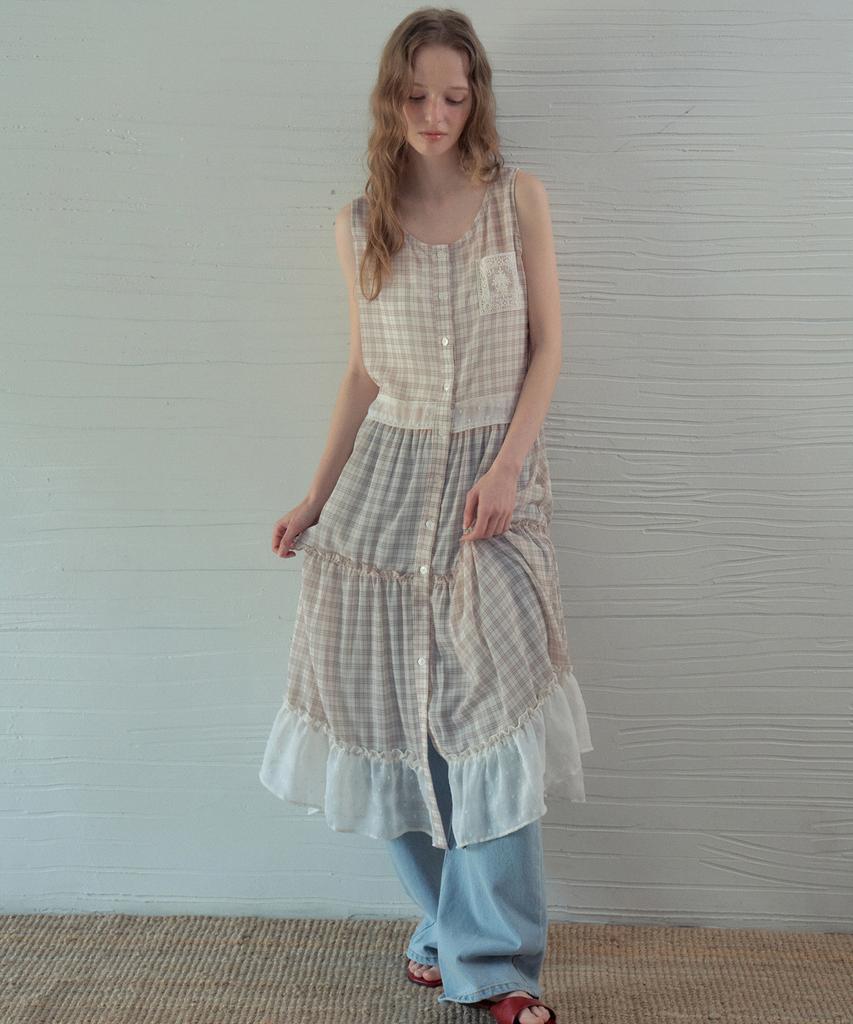 Aueonoseuteljia Vintage Mix Layered Cancan Dress_Ivory(Ob6Op03)
