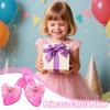 Pink/Blue Crystal High Heels Princess Shoes Toddler Cosplay Prop High Heels Dress Up Heels for Kids Girls Family Photo Holiday