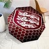 EnglFootball Crest Automatic Folding Umbrella - 8-Rib Travel Umbrella with Auto Open/Close & Portable, Gift for Christmas, Birthdays