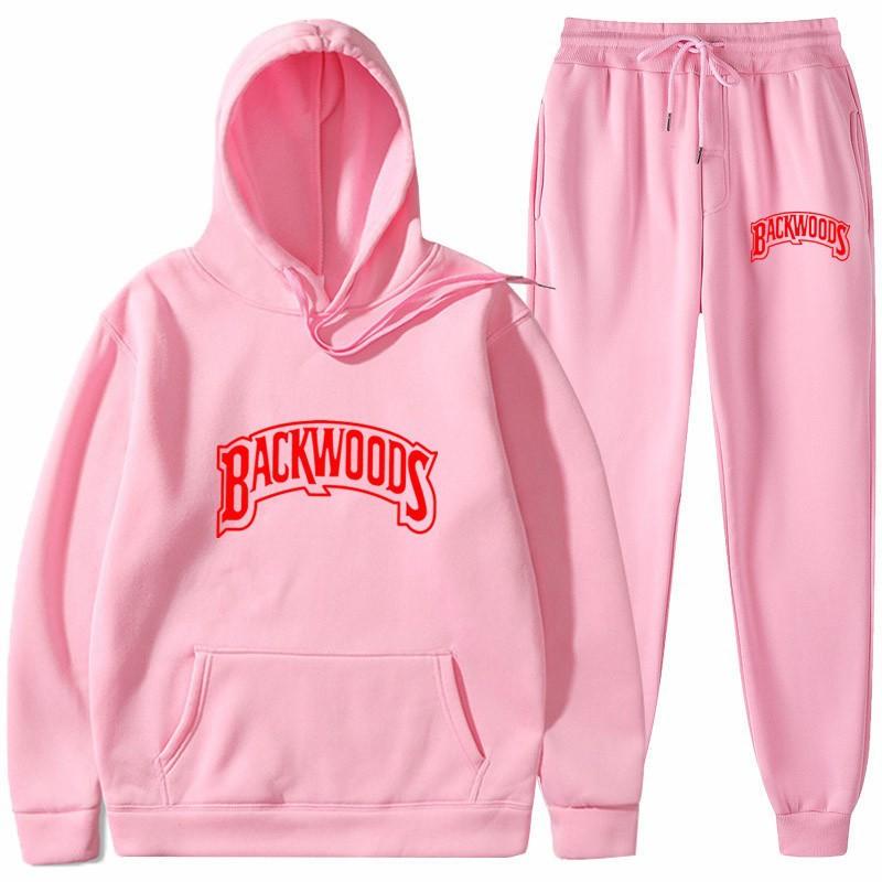 European and American trendy brand Backwoods sweater letter print hoodie fashion sweater men's and women's casual sports pullover