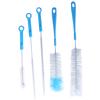 Щетка для чистки бутылок с водой, 5 шт., длинная ручка, щетка для чистки бутылок с узким горлышком, детских бутылочек для кофе