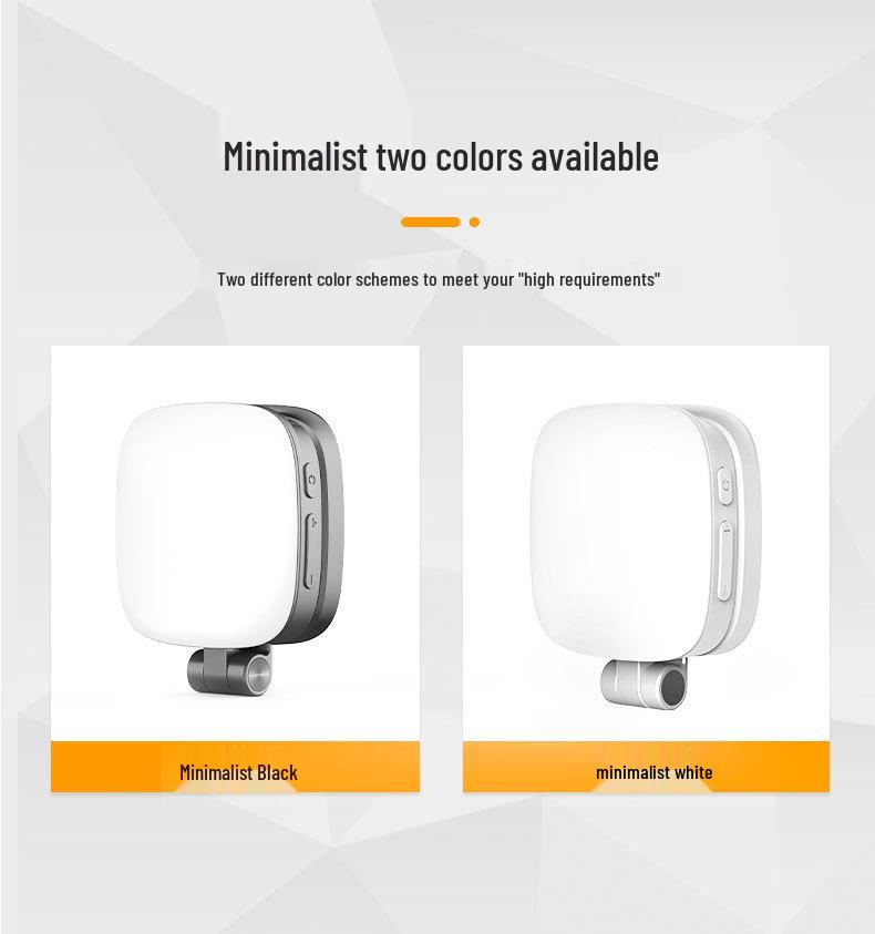 F662 Мобильный телефон заполняющий свет: Магнитный селфи-светильник с улучшением кожи, со встроенным зеркалом для макияжа и складной конструкцией.