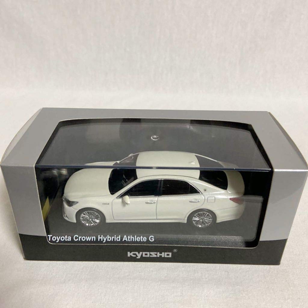 Kyosho масштаб Toyota Crown Hybrid Athlete G Белый перламутровый кристалл 210 серия Миниатюрная модель автомобиля 1/43