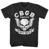 CBGB OMFUG Мужская;s Футболка NYC 1973 Череп Крылья Классический Рок Мерч ОФИЦИАЛЬНЫЙ