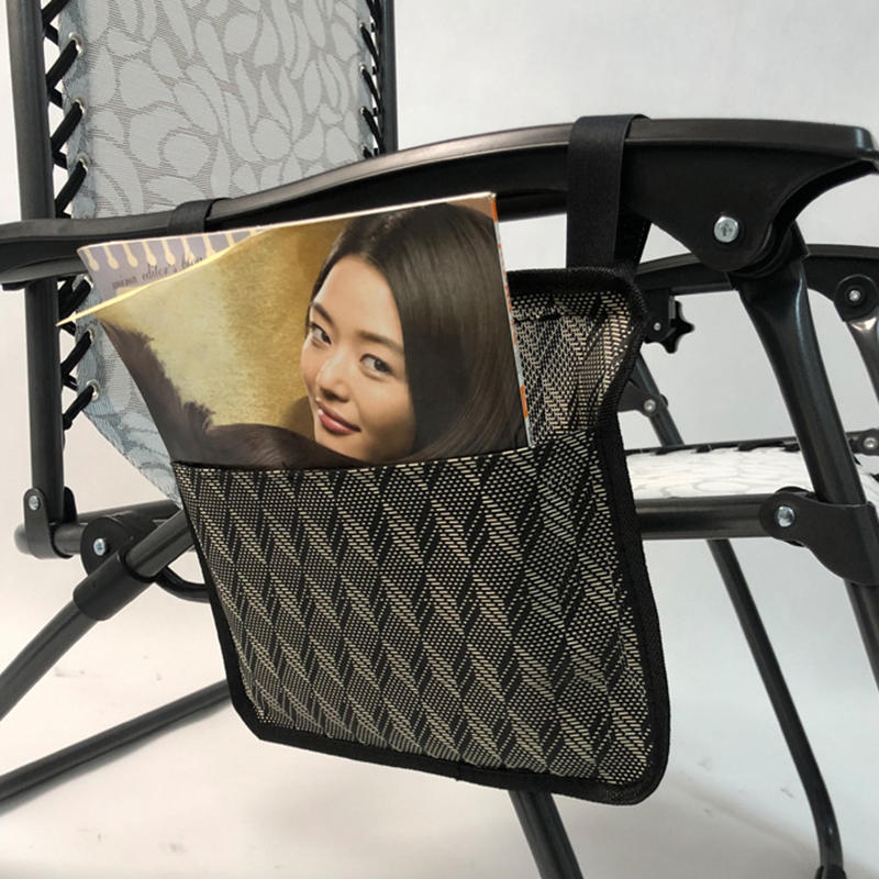 1 шт. Подвесная сумка для пляжного кресла, Органайзер для хранения на подлокотнике, Боковой карман для инвалидного кресла, Сумка для хранения сбоку кресла, Сумка для хранения кемпинга, Сумка для хранения подушки