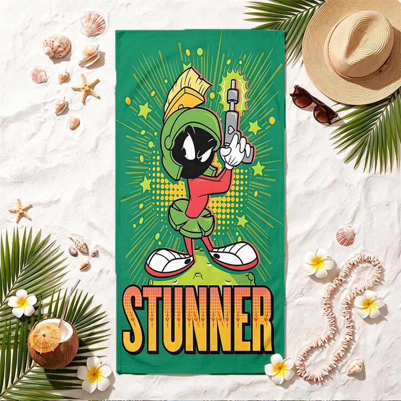 Marvin the Martian Soft Beach Towel Stylish Beach Pool Towel for Summer Seaside Vacation Travel