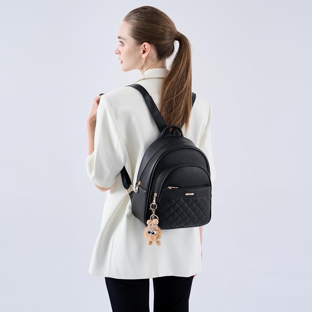 BAGOK Women's Small Mini Backpack - Large Capacity, Lightweight, Cute, Perfect for Commuting,