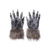 Realistic Werewolf Mask Faux-fur Furry Monster Claws Masquerade Headpiece  Carnival Night