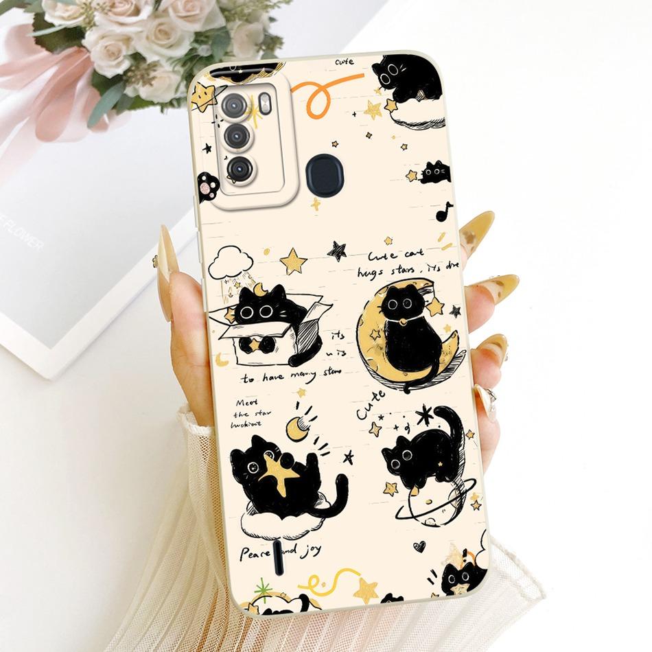 For Itel S16 Vision 1 Pro Fashion Dusk Beach Painting Phone Case For Itel Vision 1 Pro ItelS16 Soft Silicone Cover Bumpers