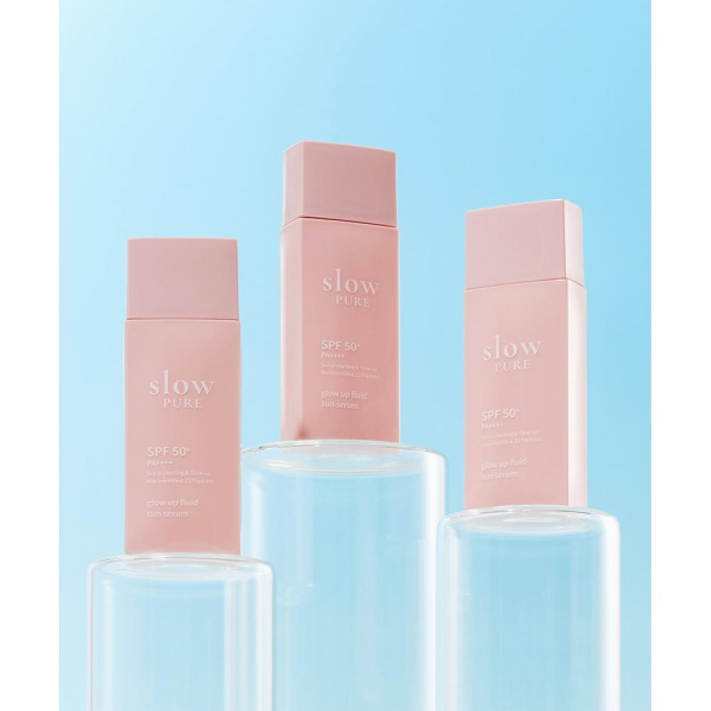 Slowpure Glow Up Жидкая сыворотка-солнцезащитное средство 50 мл