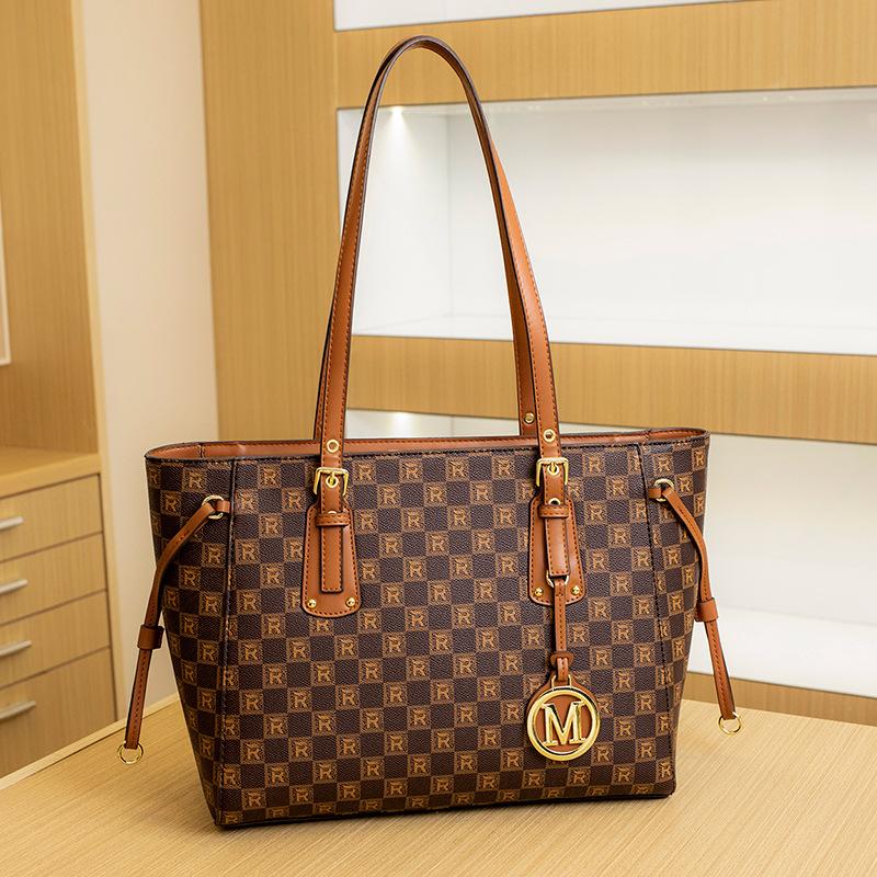 Simple Commuter Handbag Printed New Style Trendy Versatile and Fashionable Large Capacity Travel Shoulder Bag Tote Bag