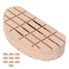 10Pcs Wooden Horse Hoof Pad Waterproof Breathable Cow Hoof Triming Pads for Cows Horses