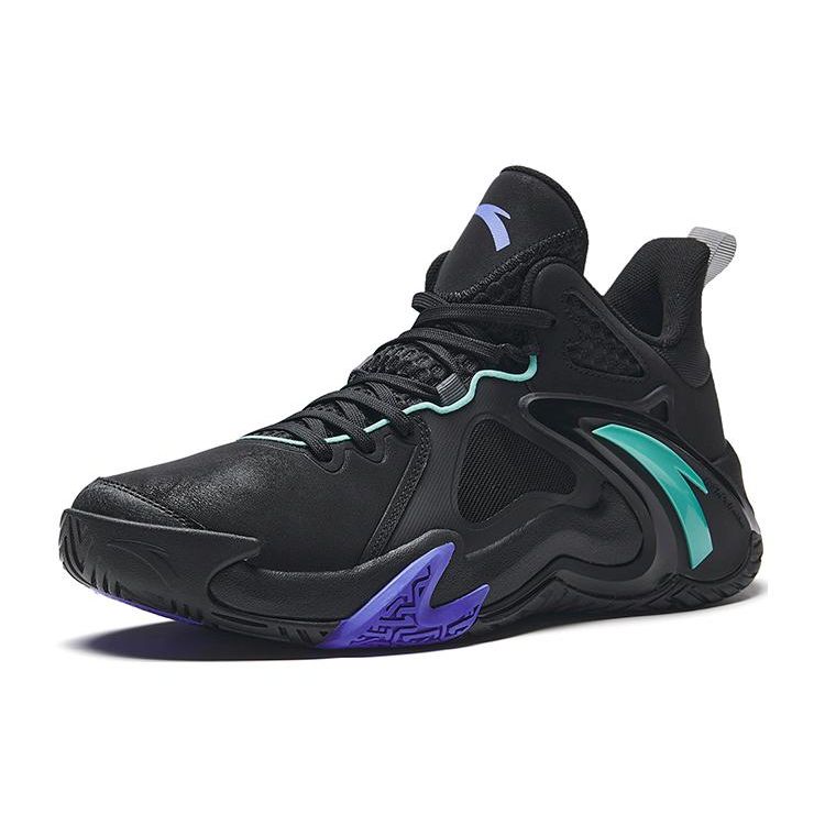 Anta Баскетбольные кроссовки Air Space 4 Non-Slip Durable Low Top мужские черные 912321608S-4