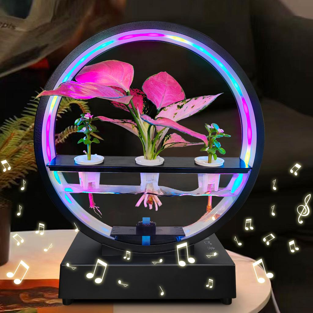 Декоративная RGB-лампа для освещения, украшение для роста растений, гидропонная экологическая система, беспроводной BT
