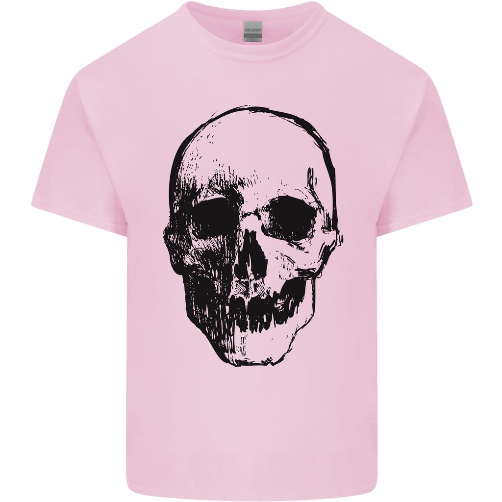 HuUnisex Skull Unisexs Light Cotton TShirt