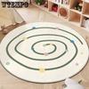Circular Carpet Living Room Cloak Room Study Floor Mat Cartoon Children's Room Bedroom Bedside Carpet