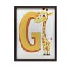 Plakat Litera G Z Żyrafą Plakat Litera G Z Żyrafą, 40X50 Cm, Bez Ramy, Papier Matowy 230 Gsm