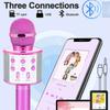 Bluetooth Karaoke Microphone Wireless Karaoke Mic for Adults Kids Singing - Perfect Toys for Girls Birthday Gifts