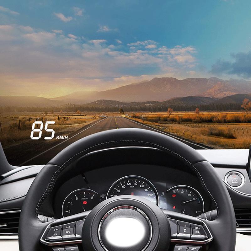 ZJCGO Auto HUD Display Car Projector Alarm Head Up Display Speedometer Windshield for Mazda 3 Mazda3 BM BN 2013~2018