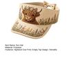 Retro Style Sun Hat, Rustic Highland Cow Floral Print Summer Hat, Lightweight Empty Top Hat for Spring Summer Outdoor Activities Morning Walks