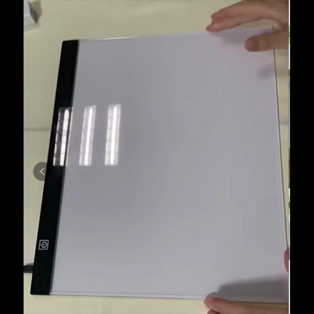 Brightness Adjustable Led Light Pad Three Level Dimmable Led Drawing Copy Board Painting