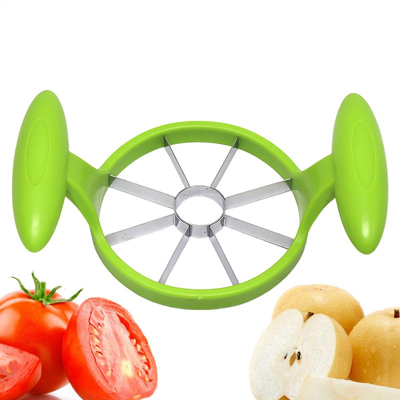 Фруктовый клин из нержавеющей стали Легкий разделитель ананаса Нескользящая ручка Съемный кухонный гаджет Ручной разделитель груши Для