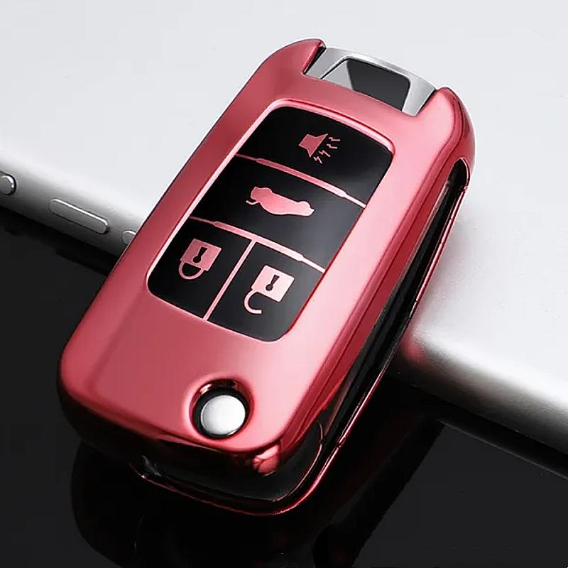 Мягкий чехол-брелок из ТПУ с дистанционным управлением для Chevrolet Camaro Cruze SS Sonic Spark Aveo Epica для Buick Lacrosse Encore GL8 Regal