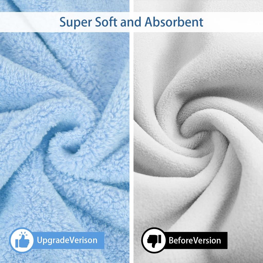 Халат для питомца, Полотенце для собак и кошек, Супервпитывающий, Милое банное полотенце для собаки, Пальто с капюшоном, Регулируемый воротник и ремень на животе, от XS до XL