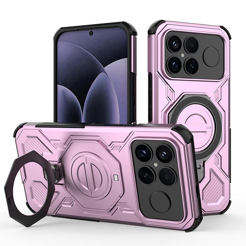For Xiaomi Poco F8 Ultra Magnetic Ring Case,Military-Grade Drop Protection Case for Xiaomi Poco F8 Ultra