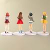 18CM Anime Rental Girlfriend Figure Mizuhara Chizuru Red Dress Standing Asami Nanami Model PVC Cute Doll Collection Girls Toys