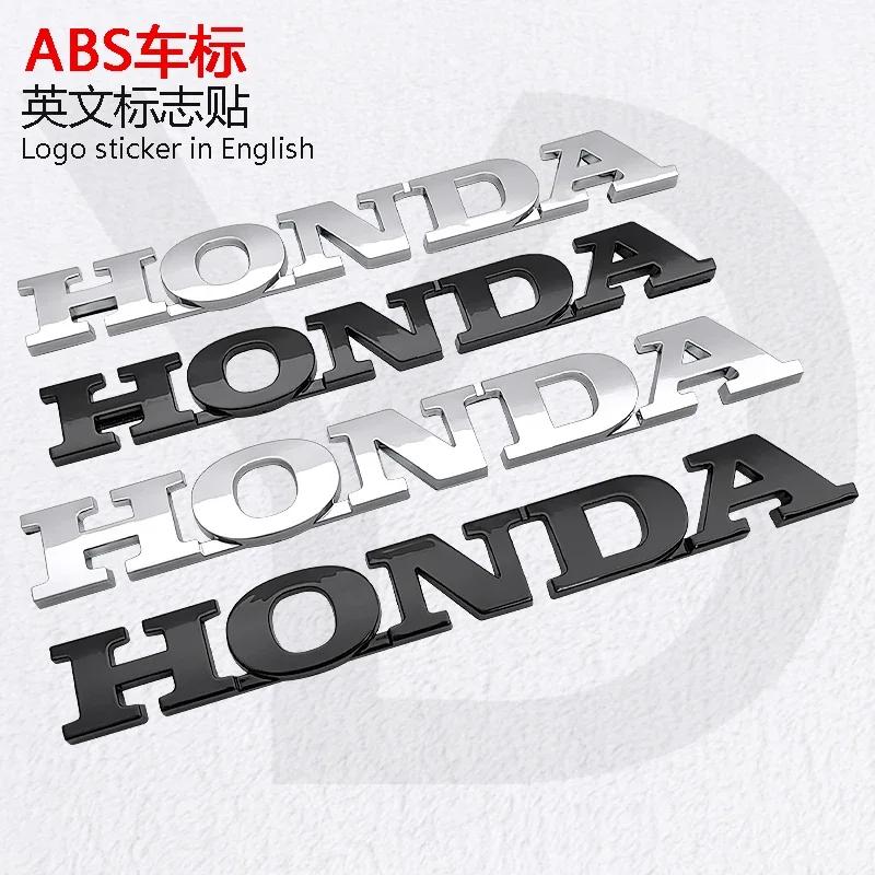 MPC4 3D ABS Honda Car Emblem Badge for Fit Civic Accord CR-V Jazz Odyssey - Rear Trunk Sticker Logo Accessory