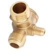 Male Thread 90 Degree Brass Air Compressor Check Valve Spare Parts 20*19*10mm