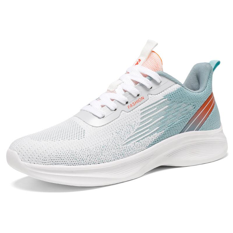 Модная мужская обувь, осенние слипоны, мужские туфли, дышащая сетка, спортивная обувь на шнуровке, удобная, повседневная, легкая, кроссовки для бега для мужчин