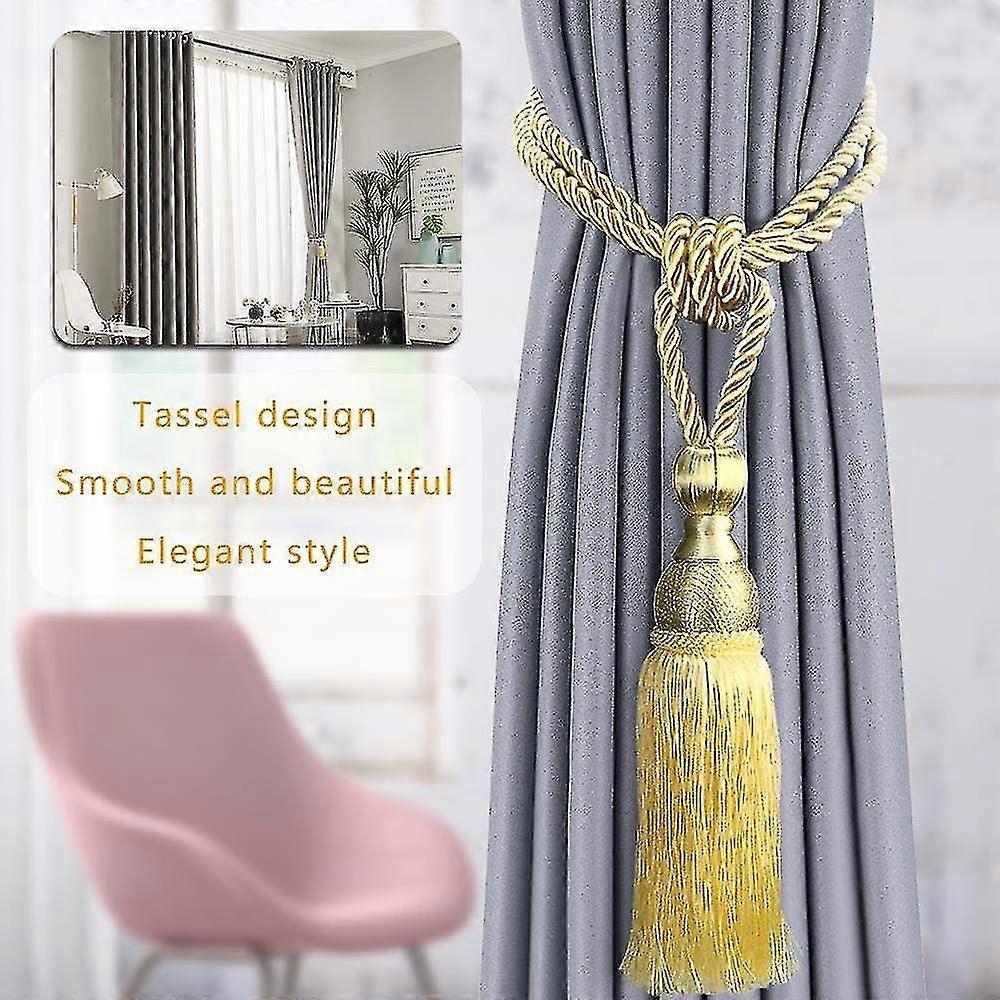 2pcs Tiebacks Curtain Tassels Curtain Tiebacks Tassels Curtain Tiebacks Tassels Gold, Tiebacks For Curtains