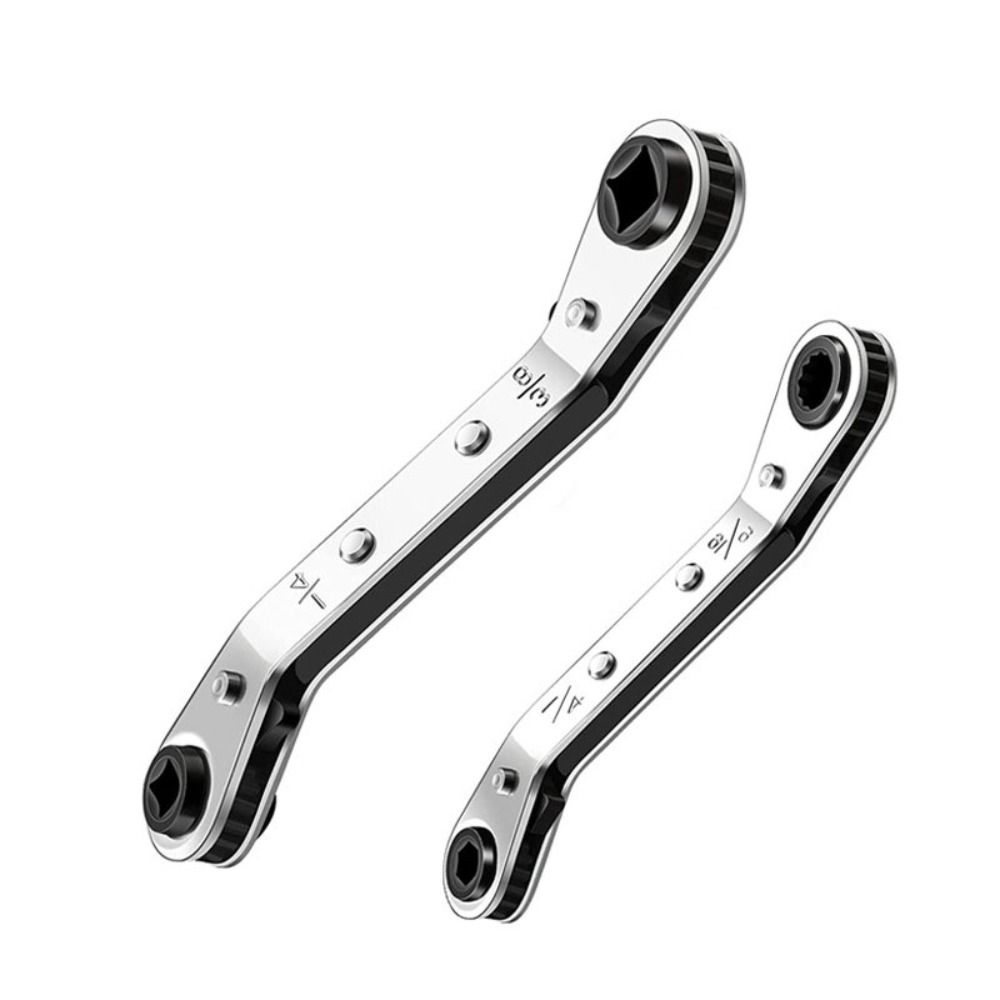 Эффективный гаечный ключ для клапанов кондиционера Профессиональный сервисный гаечный ключ Инструмент Трещоточный ключ Инструмент для ремонта