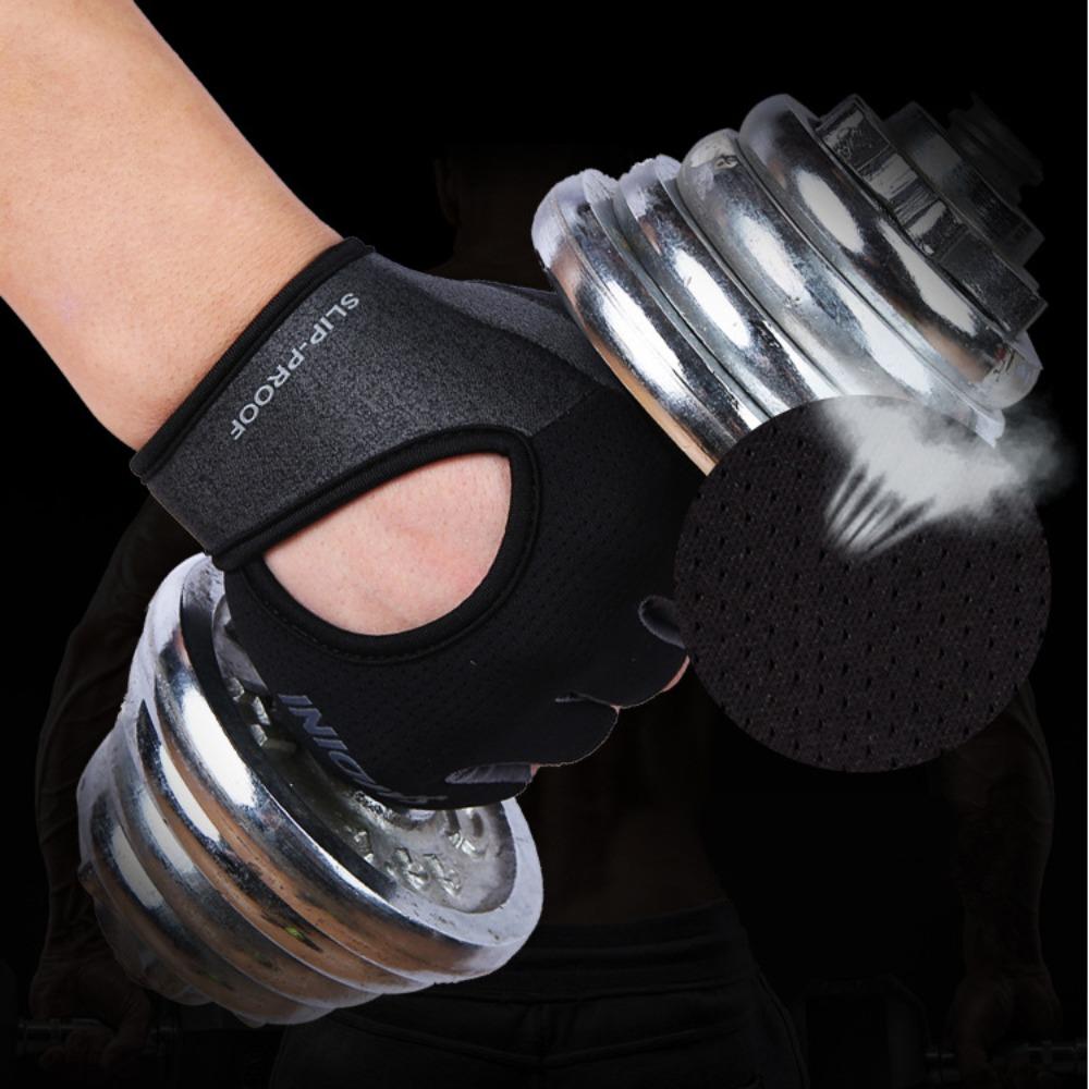 1 пара высокоэластичных гантелей, дышащие перчатки, противоскользящие перчатки для йоги с половиной пальцев, унисекс