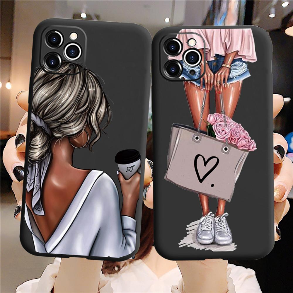 Мягкий чехол Girl Body Lover Rose для IPhone 12 7 8 Plus XS XR, защитный чехол для камеры iPhone 11 Pro Max 13 SE20 6s, чехол для телефона