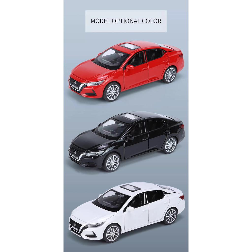 1/32 Nissan SYLPHY Литая из сплава Игрушечная модель автомобиля Звук и Свет Игрушка Коллекционные предметы Подарок на День Рождения