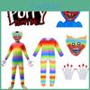 Детский костюм для косплея Poppy Playtime Huggy Wuggy, комбинезон, маска, костюм на Хэллоуин