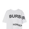 Burberry Женская белая футболка с опущенными плечами 80487481