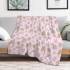Bubu the Guinea pig Unicorn Party Throw Blanket Warm Napping Blanket for Office Couch Bed