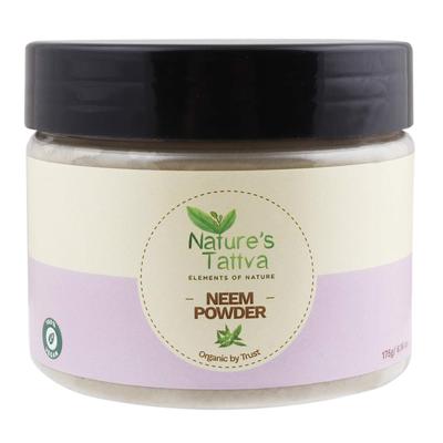 Косметический порошок Нима: против несовершенств (175 г), Neem Powder Organic By Trust,