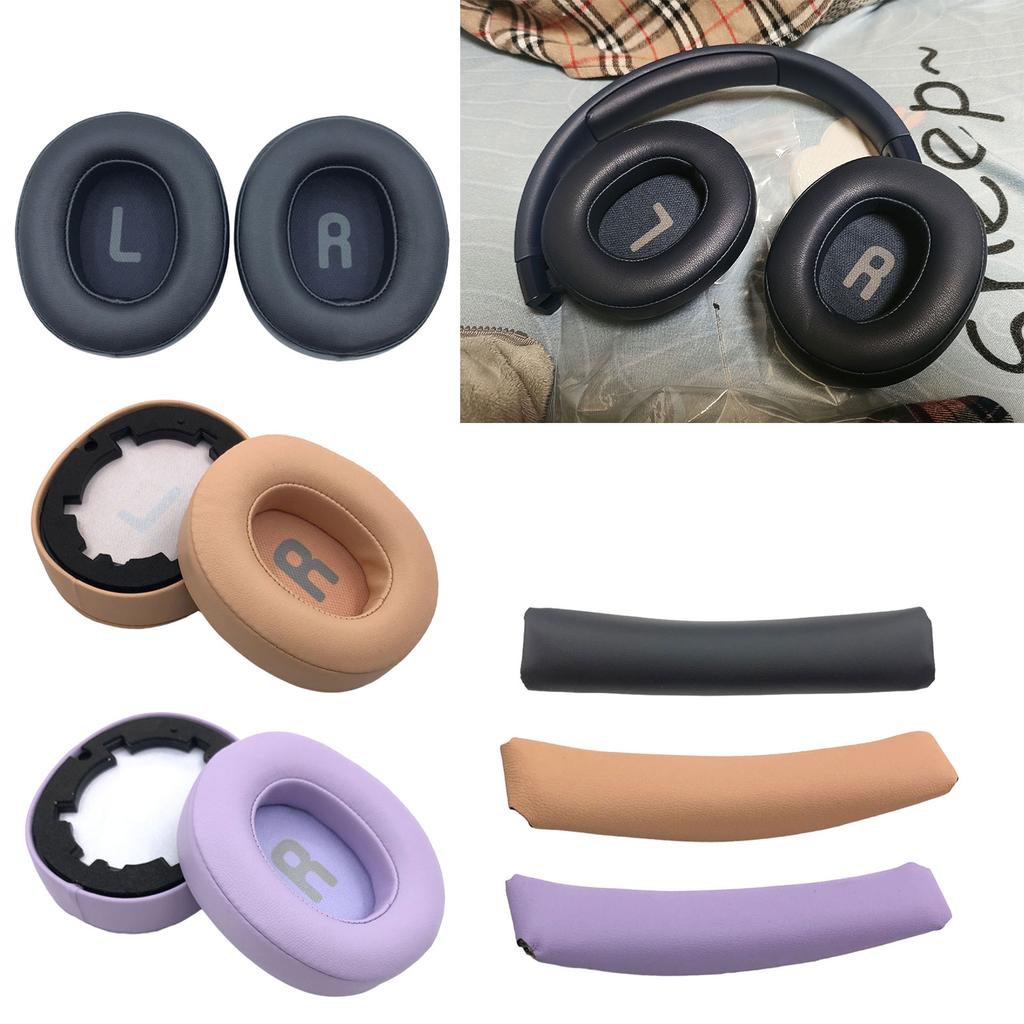 Earpads Soft Sponge Covers Headband for Tune T700BT T710BT T720BT T760NC Earphone Cover Soft Sponge Earpad Earmuffs