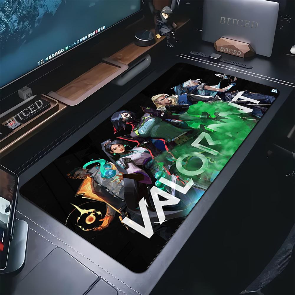 Large Mouse Mat Valorant Gaming Mousepads Desk Rug Gamer Xxl Mousepad 50x100cm Non-slip Desk Pads Table Carpet Design Mouse Pad