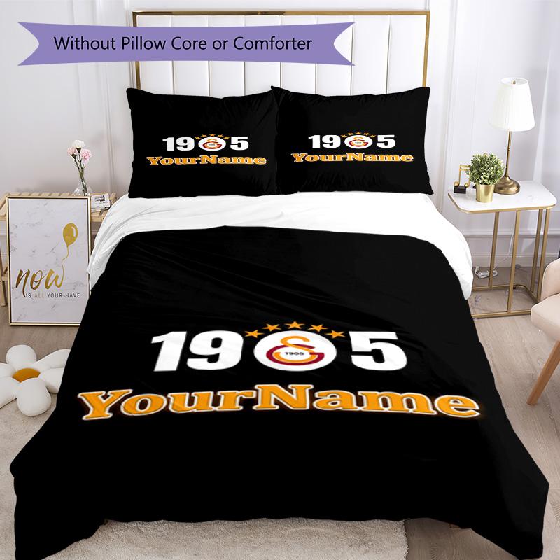 Galatasaray 176 Customize your name Bedding Set Breathable Duvet Cover with Pillowcases Home Decoration Birthday Gift